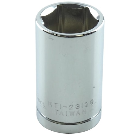 K-Tool International 1/2" Drive, 5/8" SAE Socket, 6 Points, Standard, 6 pt., 1/2" Drive, 5/8 KTI-23120
